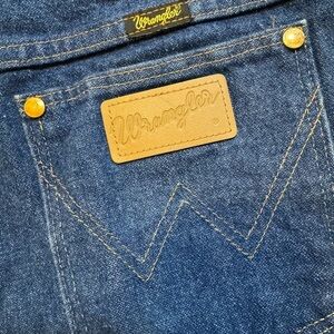 Wrangler 14MWZ high Rise Wedgie Fit Cowgirl Western Jeans 15x34